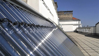 Solaranlage auf dem Dach